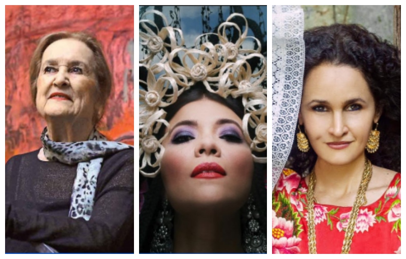 Susana Harp, Geo Meneses y Rina Lazo