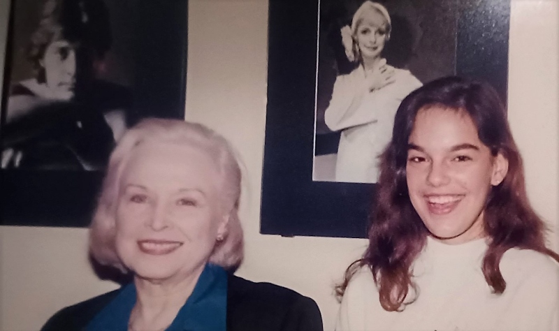 Barbara and her grandmother