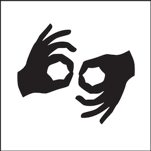 sign language symbol