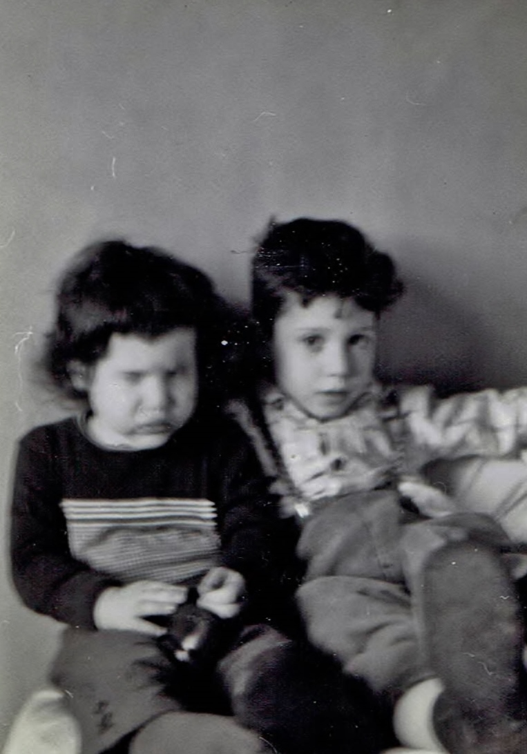 Jacki as a kid and her brother