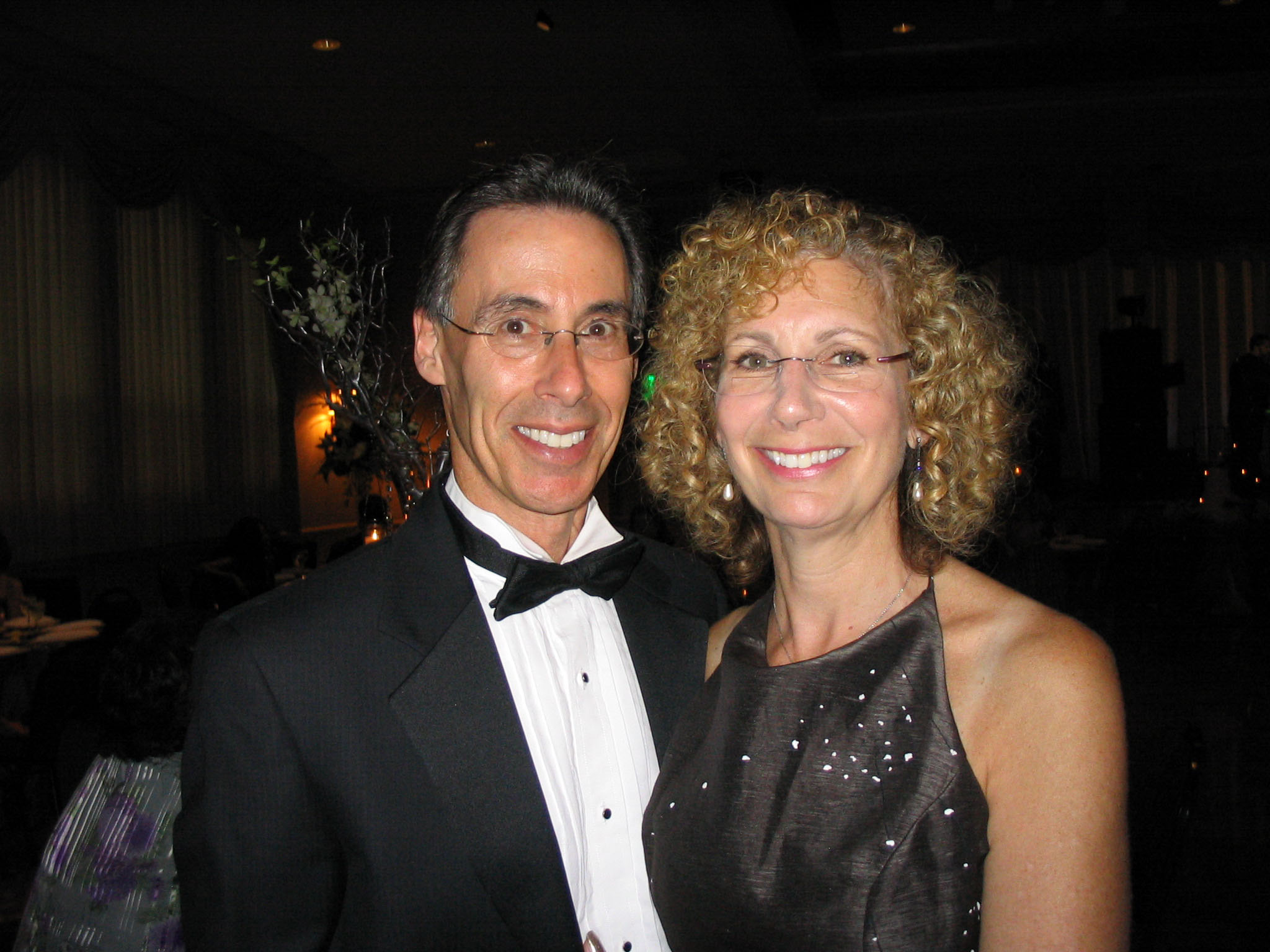 Corinne and Ron in formal wear