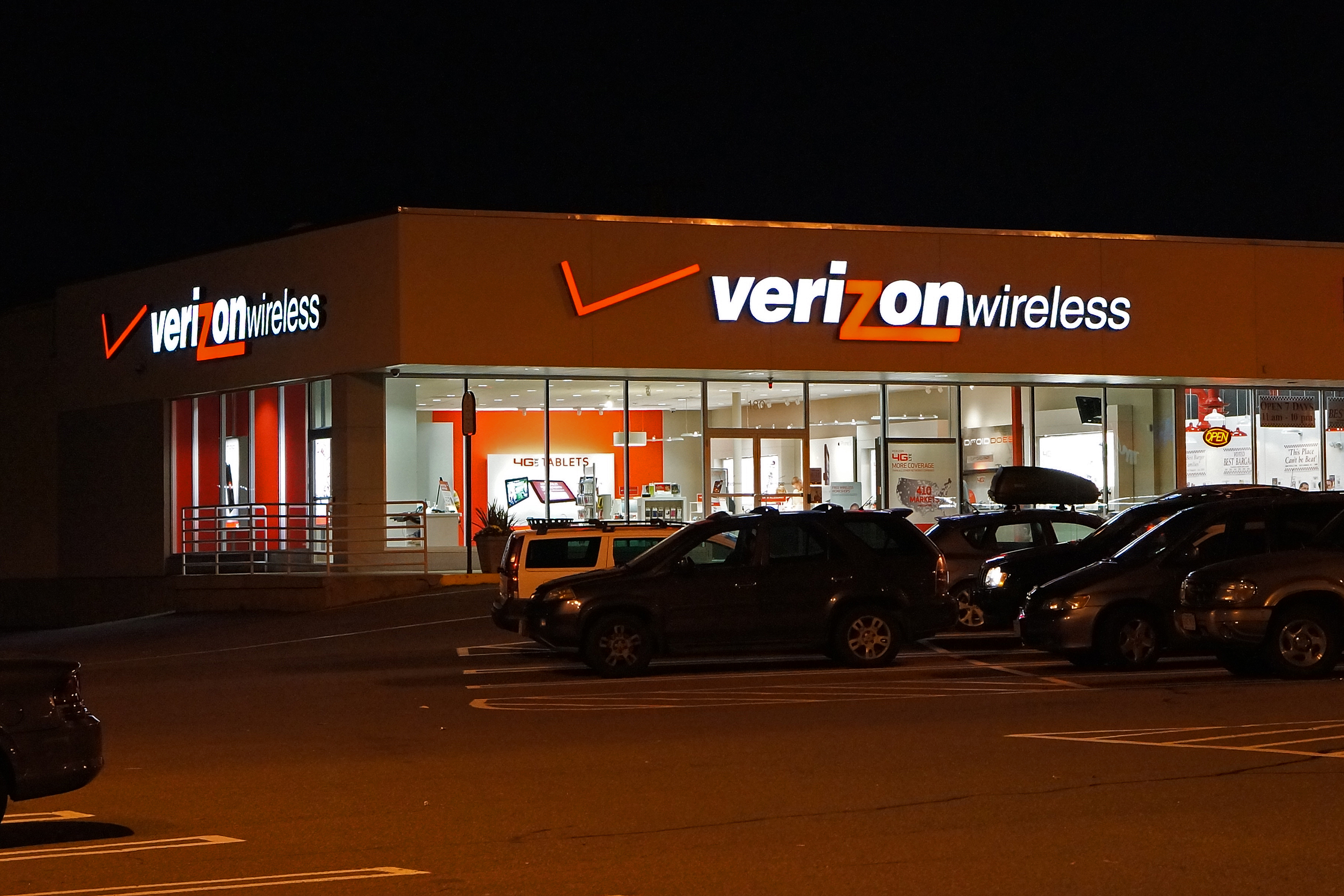 A verizon store