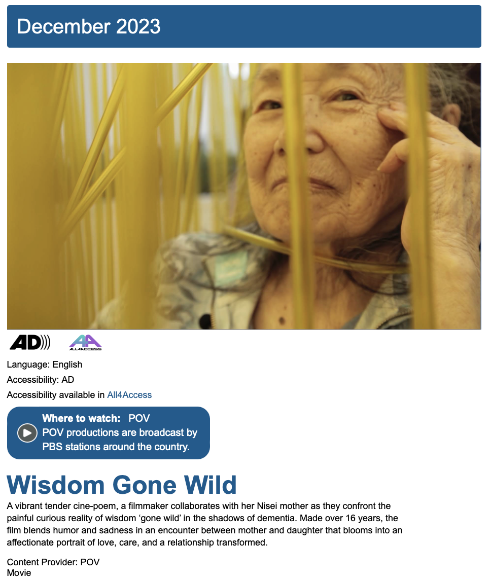 an old woman looking through grass leaves